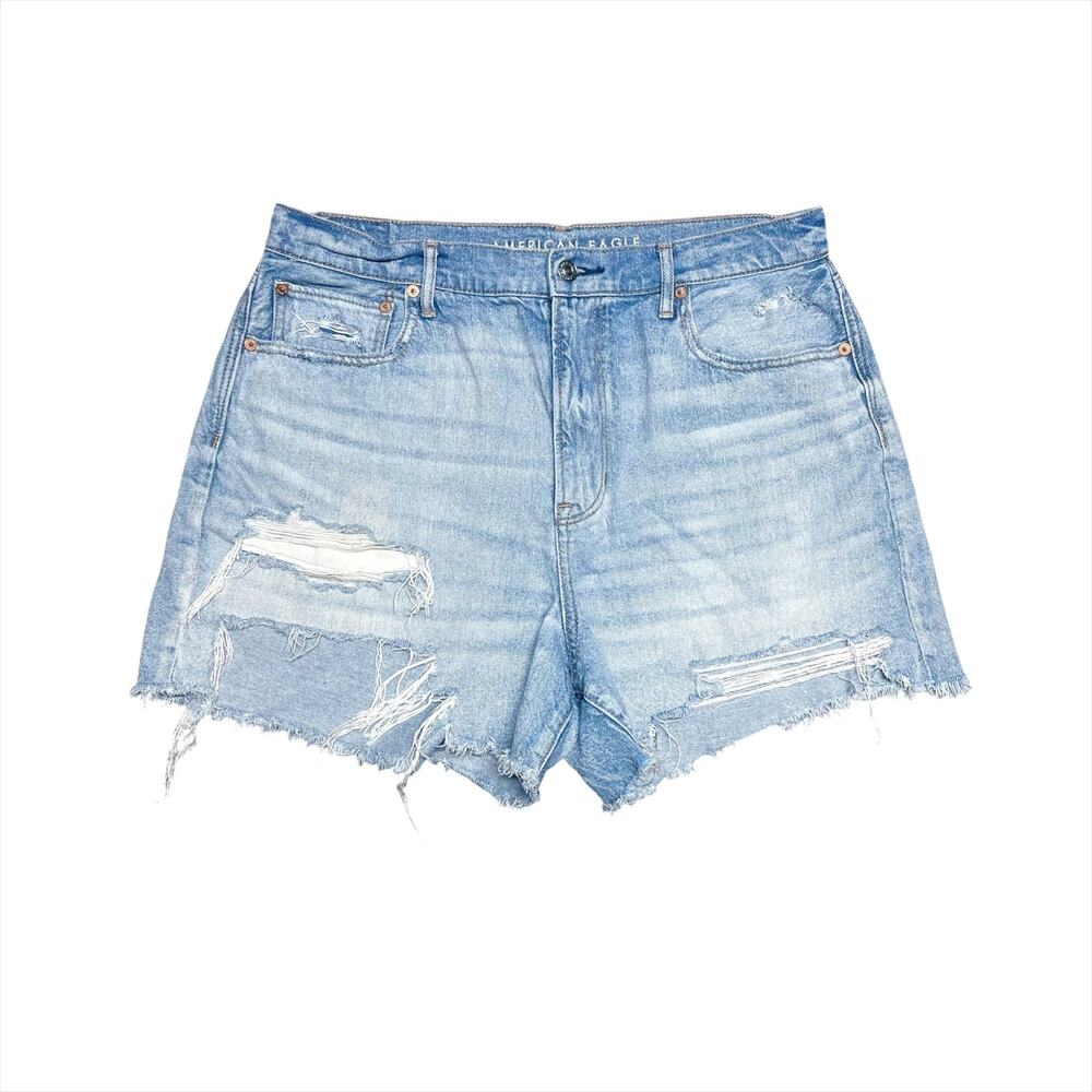 AMERICAN EAGLE Highest-Rise 90s Boyfriend Short Cutoff Jean Shorts Size 14